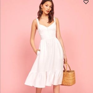 Reformation - dolce linen dress